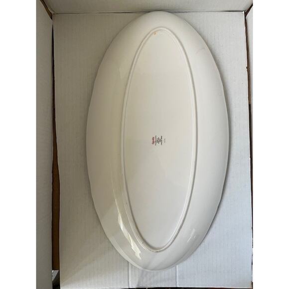 SPODE CHELSEA BIRD #Y8555- RAISED GOLD DOTS (c.2002-2006)- FISH PLATTER- RARE! - Picture 2 of 3